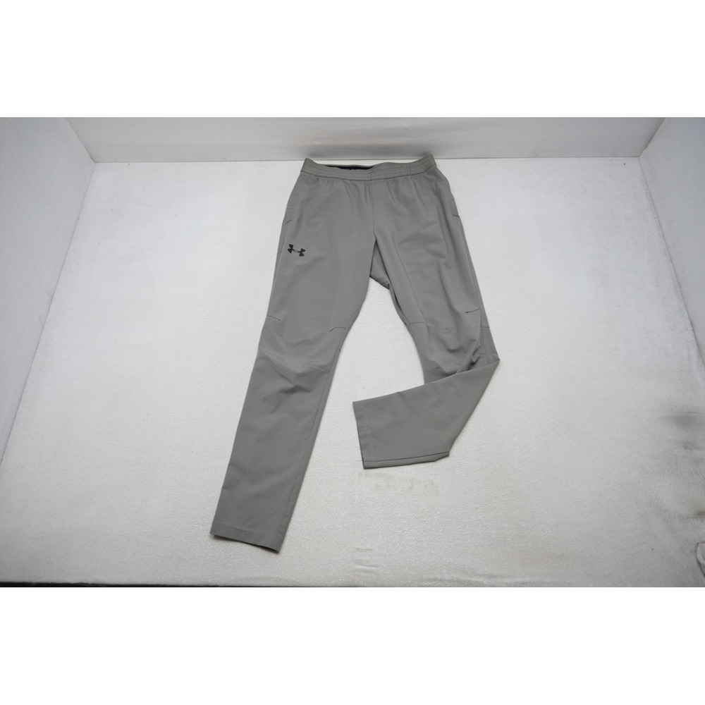 Under Armour Athletic Sweat‎ Pants Mens Large Gray Tapered Training Joggers EUC
